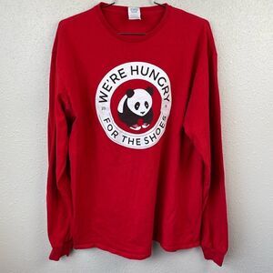 Panda We’re Hungry for the Shoes Long Sleeve T-Shirt EUC